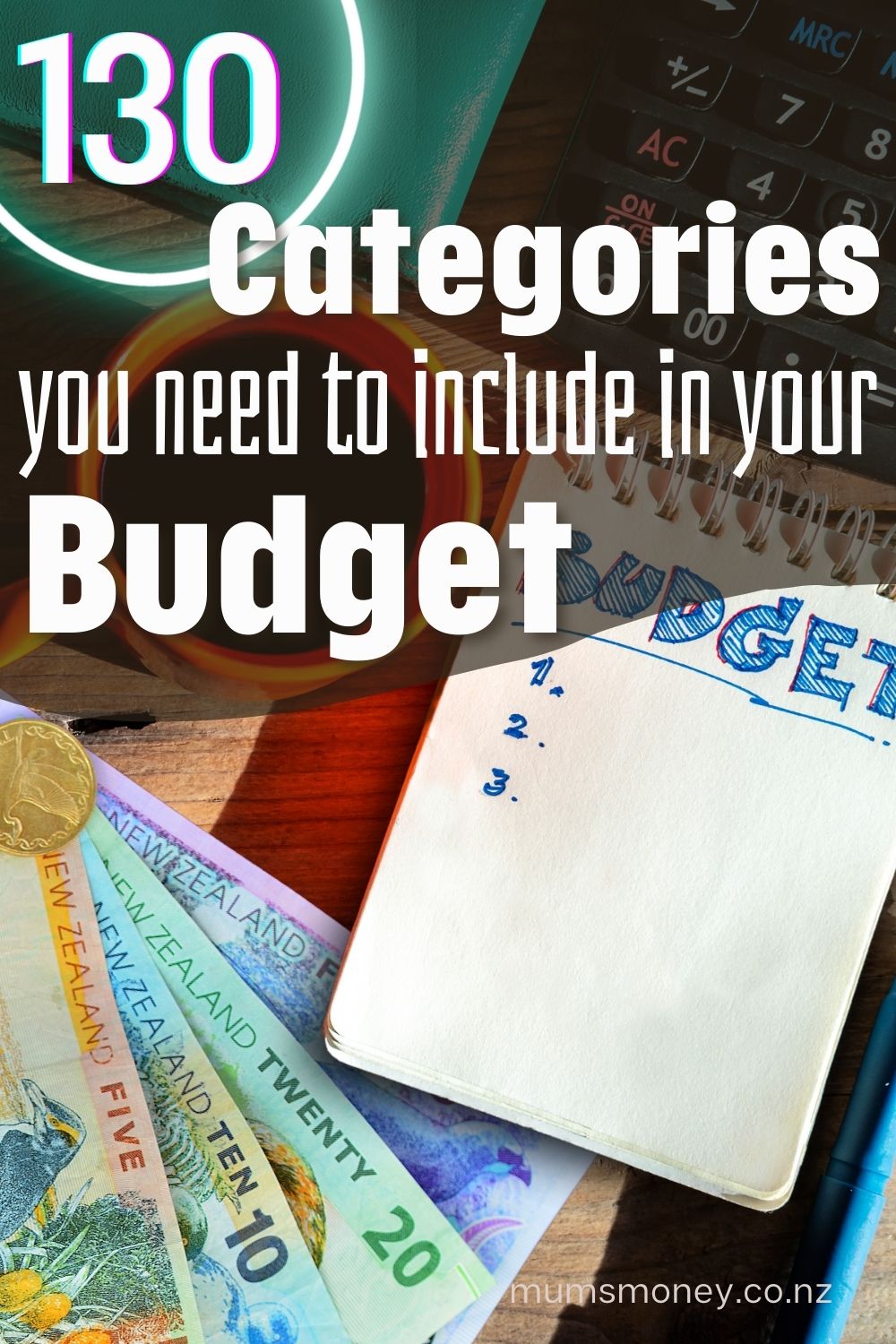 udget Categories to Include in Your Planning Pin Image