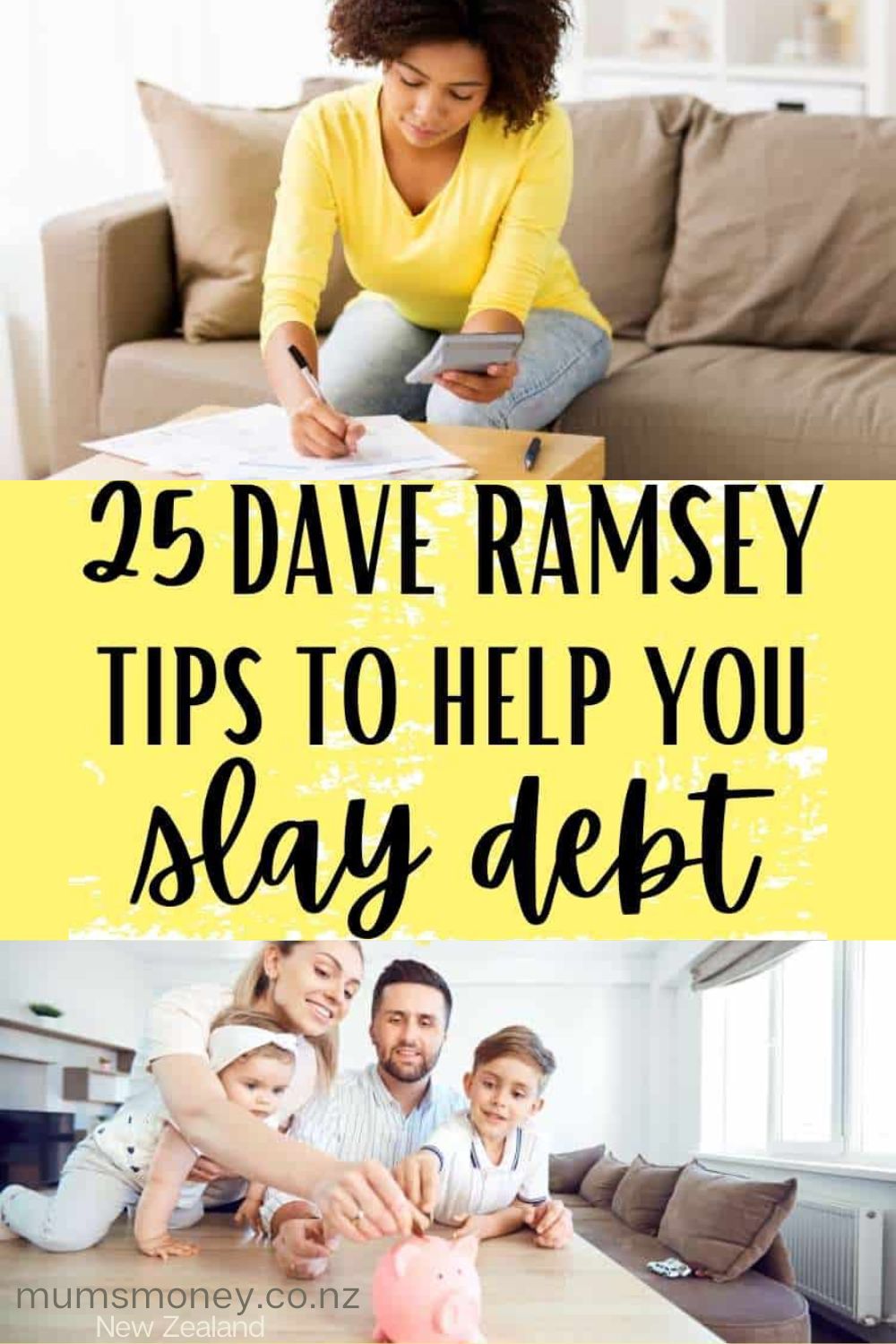 25 Dave Ramsey Tips To Help You Slay Debt Pin Image