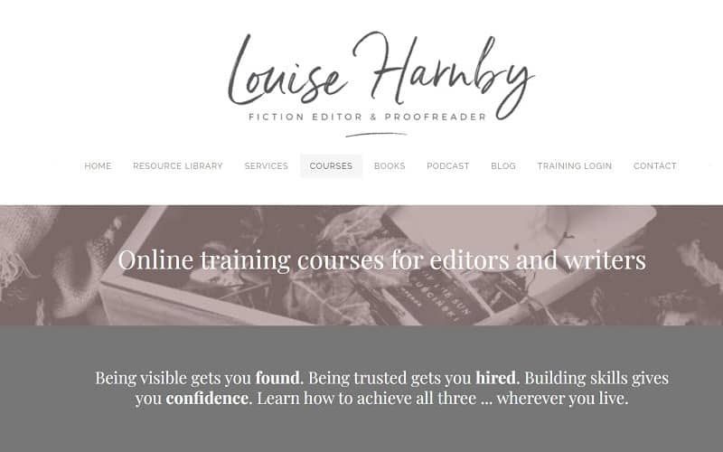 How to Become a Proofreader_screenshot of louise harnby proofreader