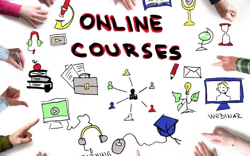 online course concept