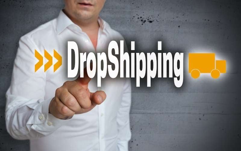 dropshipping touch screen is operated by man