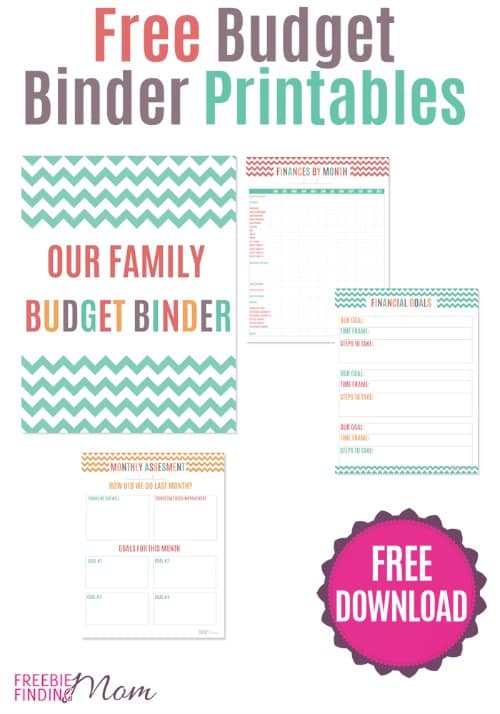 Free Budget Binder Printables