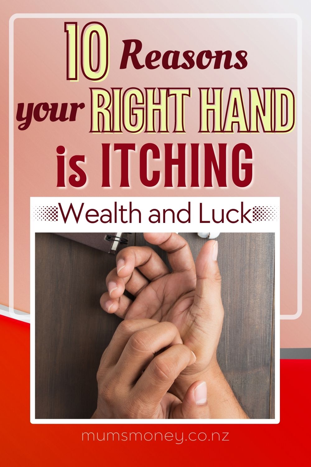 Image of a pair of hand with one hand scratching the palm.