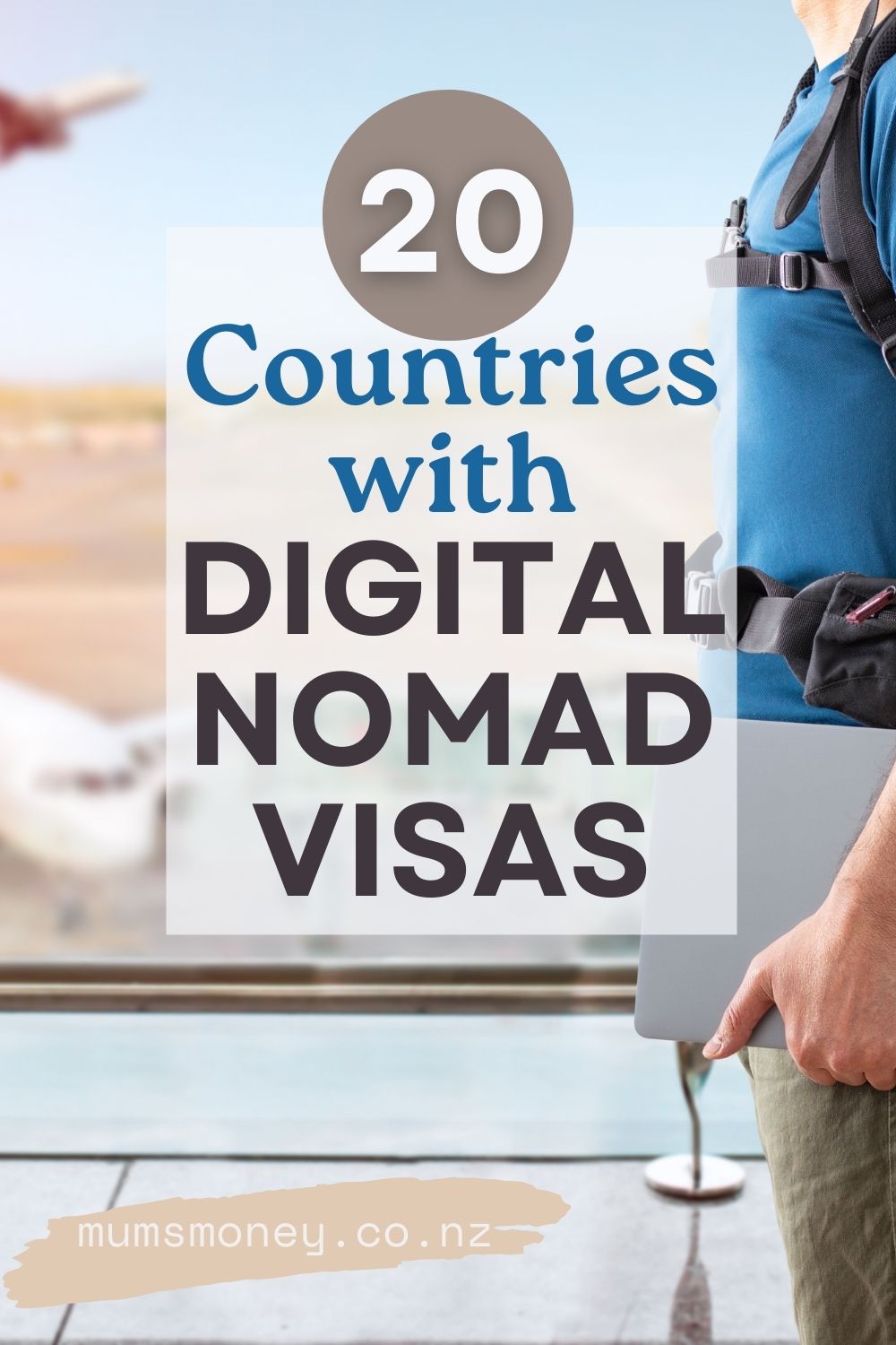 Countries With Digital Nomad Visas Pin Image