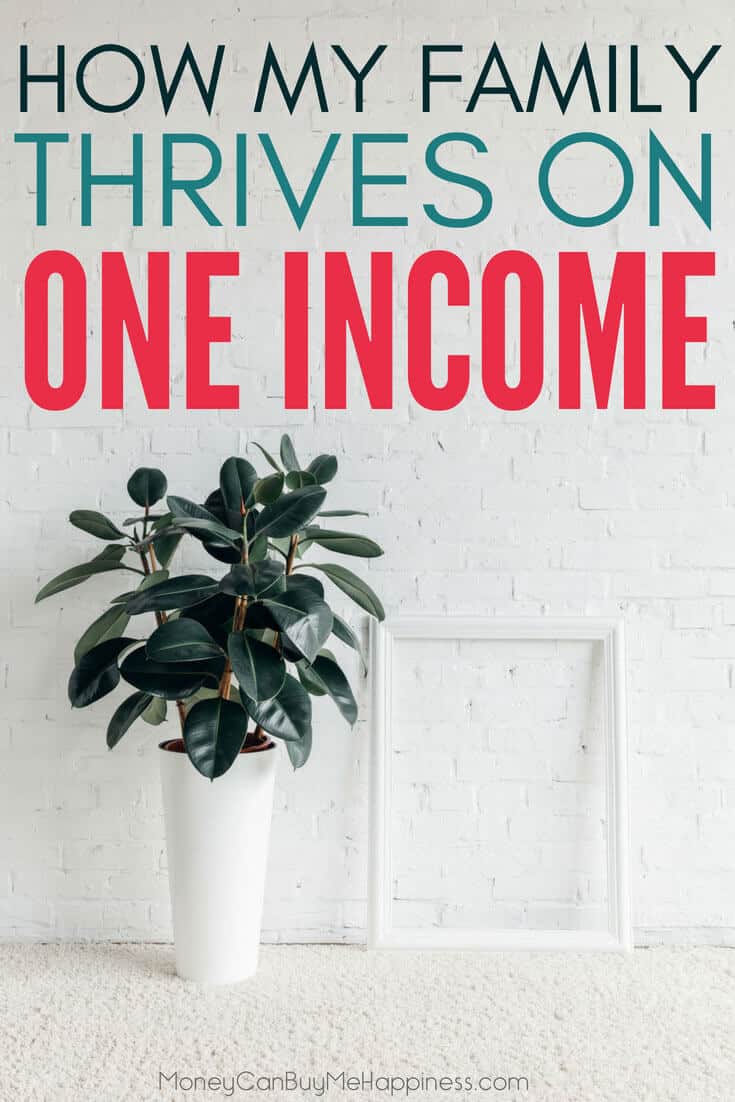 Wondering how to survive on one income? Well you can thrive on one income. Here's how we do it one a blue-collar wage. I'm sharing all my best tips for how to live frugally on one income. One income living has suited our family perfectly, as I'm able to stay home with my kids. You can do it too!