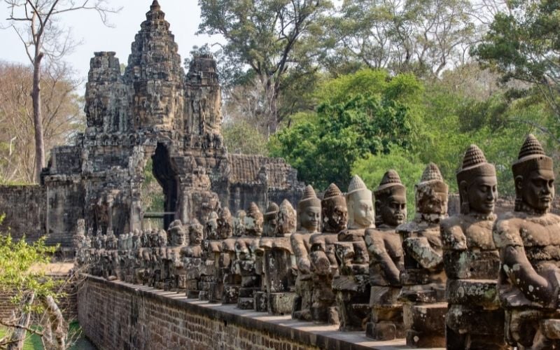 Angkor wat in cambodia